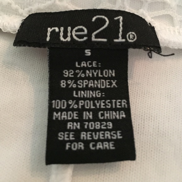 white floral skirt - Picture 3 of 3