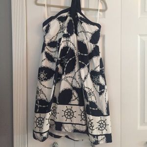 Vineyard Vines Navy/White Halter Dress