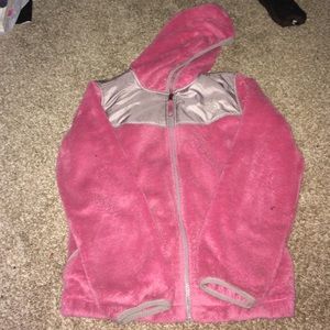 Pink northface jacket