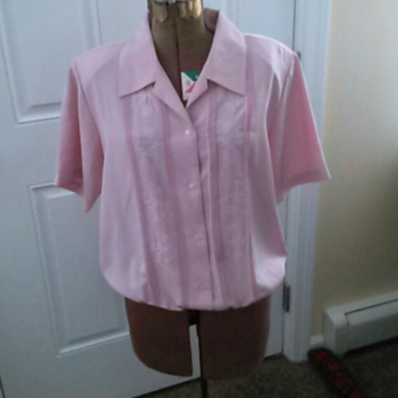 Pink"casual dress" blouse