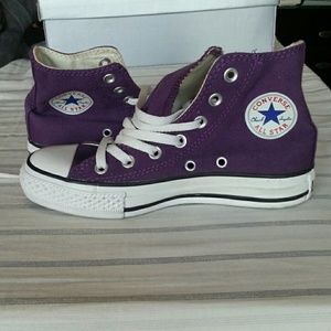 Purple Converse Womens Size 5