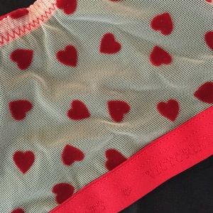 valentine’s day 34DD red underwire bra