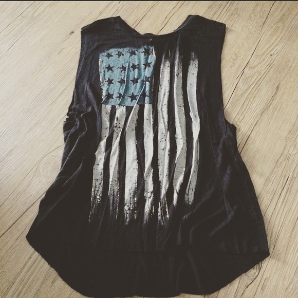 American Flag Tank Top