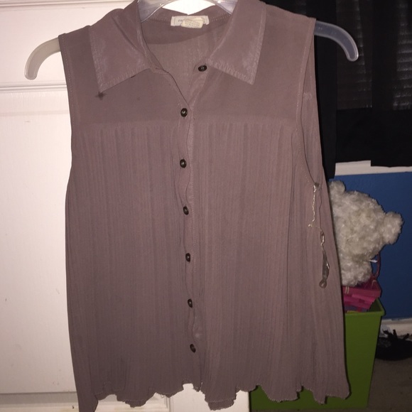 Never worn, brown heavy tank - Picture 1 of 1