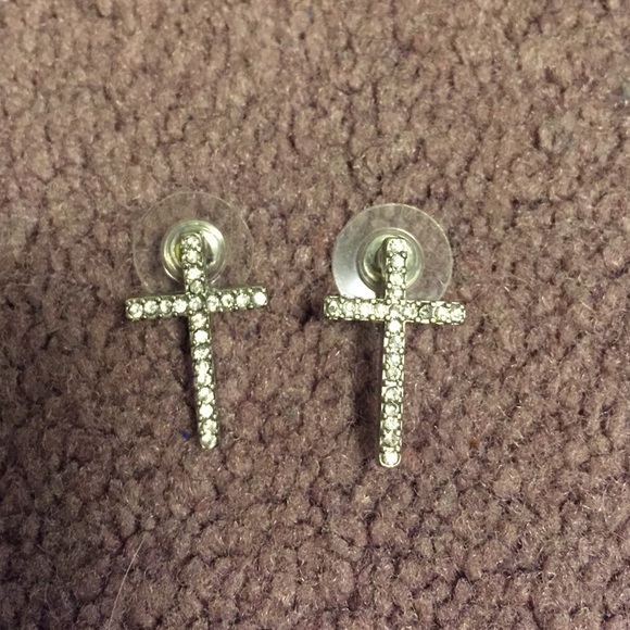 Cross earrings