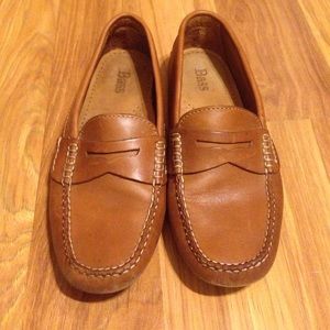 Tan Leather, Loafer-Style Driving Moccasins | Bass