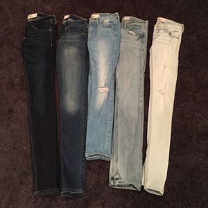 Hollister skinny denim bundle