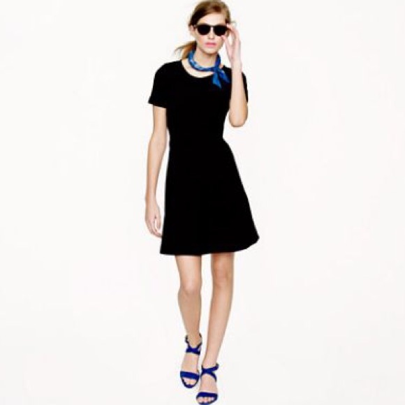 J.Crew Navy Ponte Swing Dress