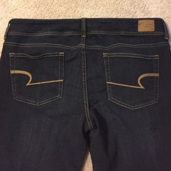 American Eagle Outfitters Denim - American Eagle Super Stretch size 14, dark denim!