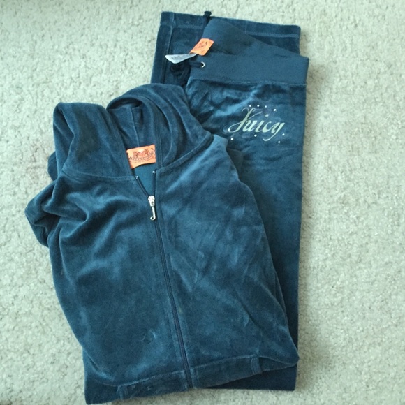 Juicy Couture Velour Hoodie and Pants set size S