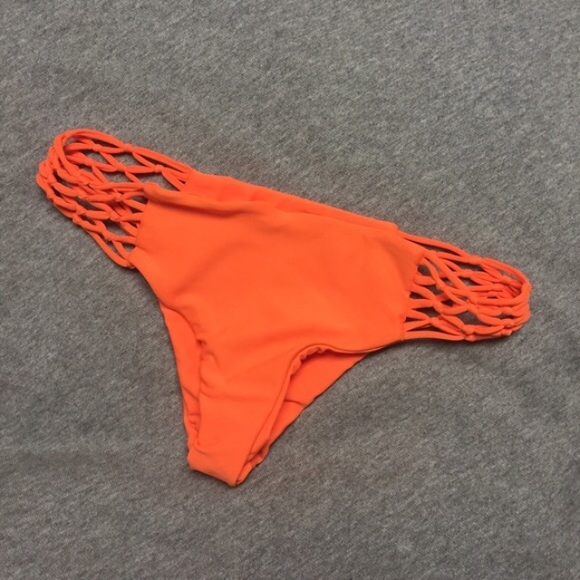 Mikoh swimwear rockies bottoms orange XS