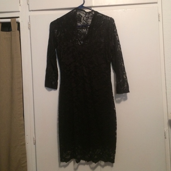 Lace black dress size Medium