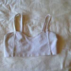 Brandy melville white bralette