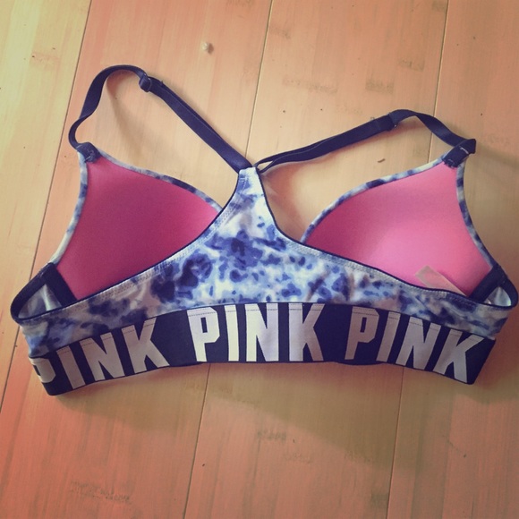 VS PINK RACER BACK BRA
