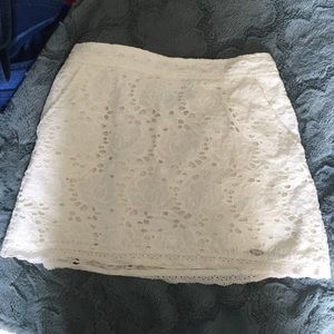 Gilly Hicks white eyelet skirt