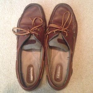 Dark sperry top-sider