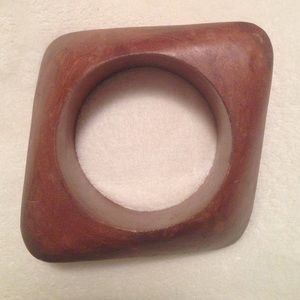 Abstract wood bracelet