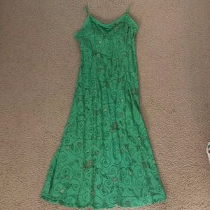 Paul Ropp Green Dress