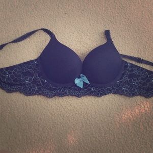 Aerie navy push up bra