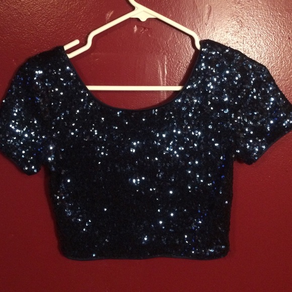 Sequin forever 21 crop top!