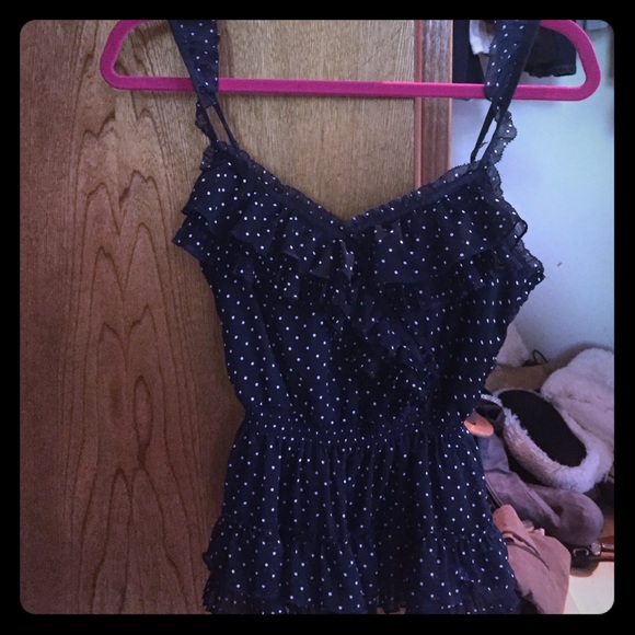 Abercrombie and Fitch ruffle tank top