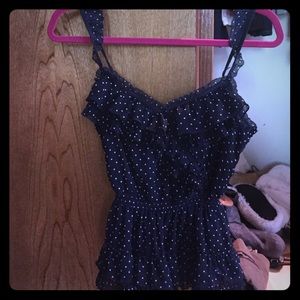 Abercrombie and Fitch ruffle tank top