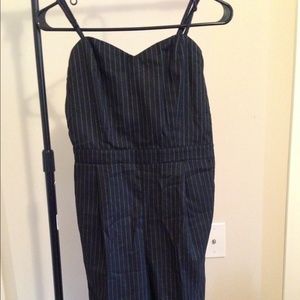 Pinstripe Jumpsuit