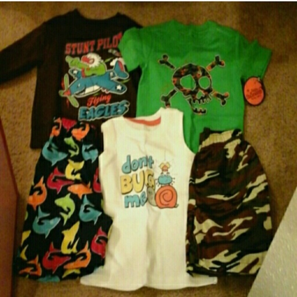 NEW 12 Month 9 Piece Boys Clothing Bundle