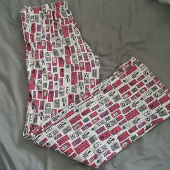 Gilligan & O'Malley Door Print Pajama Pants
