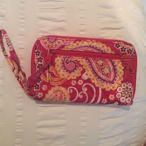 Raspberry fizz Vera Bradley wallet