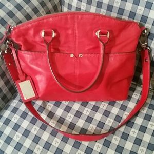 Red Tigananello Shoulder Handbag