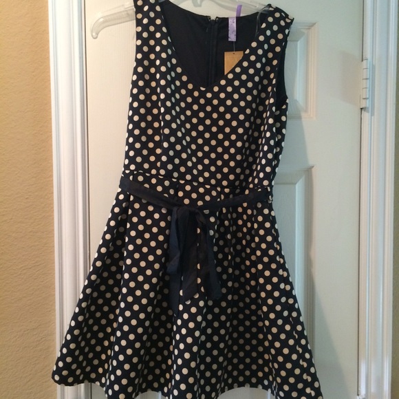 Francesca's Polk a dot dress
