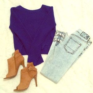 Blue sweater by Say What?