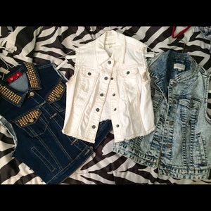 Denim vests