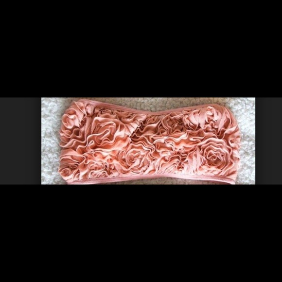 American apparel 3d floral bandeau