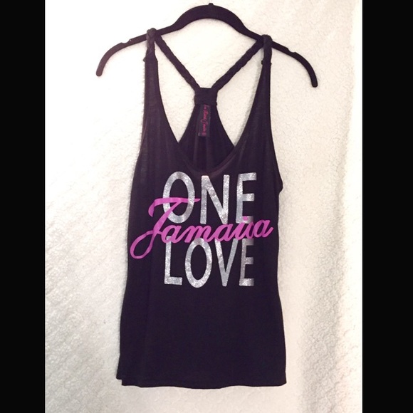 Black Jamaica Tank Top