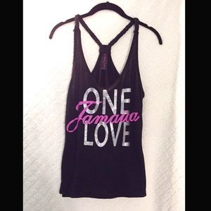 Black Jamaica Tank Top
