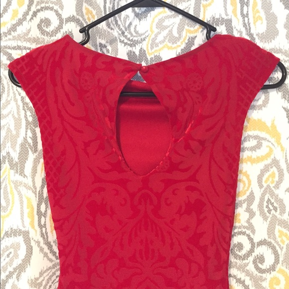 ๐HP 2/2๐ Jane Norman size UK6 red bodycon dress - Picture 3 of 4