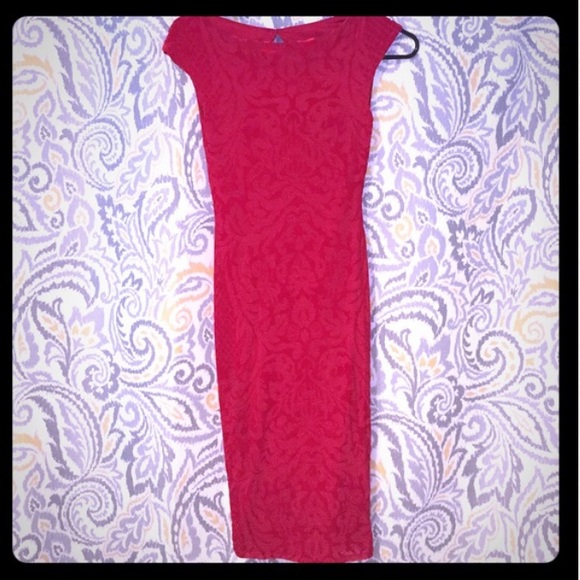 ๐HP 2/2๐ Jane Norman size UK6 red bodycon dress - Picture 4 of 4