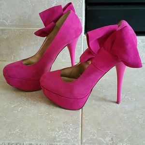 Charlotte Ruuse Fuschia/Hot Pink Heels