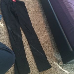 Straight legged black dickies pants