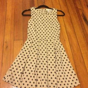 Polka Dot Vintage-y Fit and Flare Dress