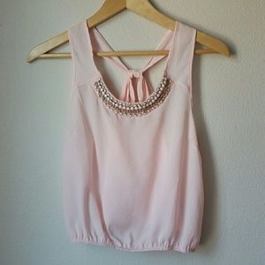 Baby Pink sheer Tank