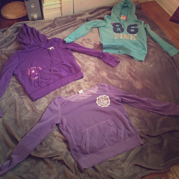 3 Victoria's Secret Sweatshirts
