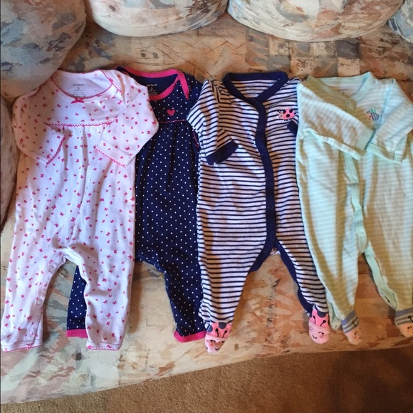 Set of 4 Carter's sleepers