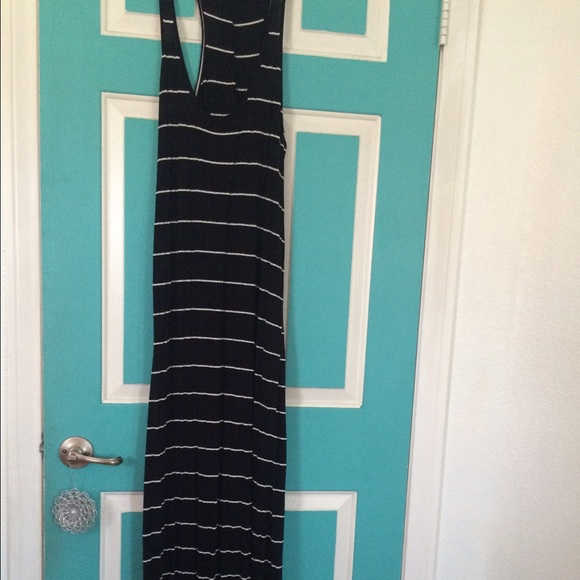 black and white sun dress
