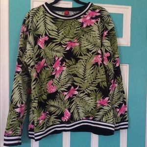 jungle print sweater
