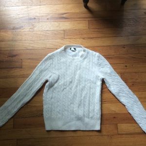 Jcrew cable knit sweater
