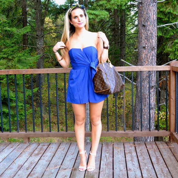 Blue romper