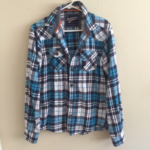 Supreme Unisex Blue Flannel